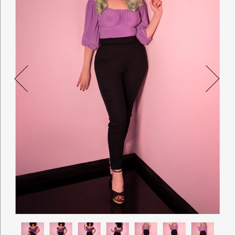 Vixen black cigarette pants